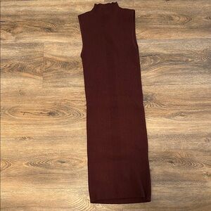 Sleeveless Ribbed Knit Dress